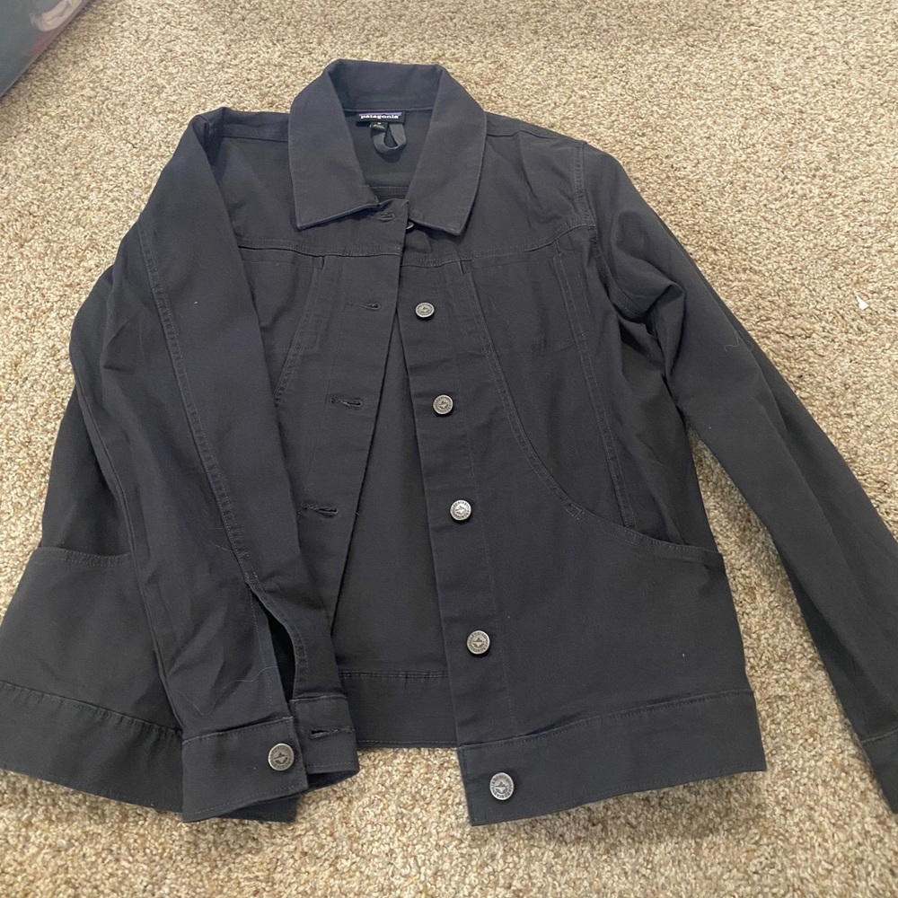 Women’s Patagonia grey Jean jacket size M